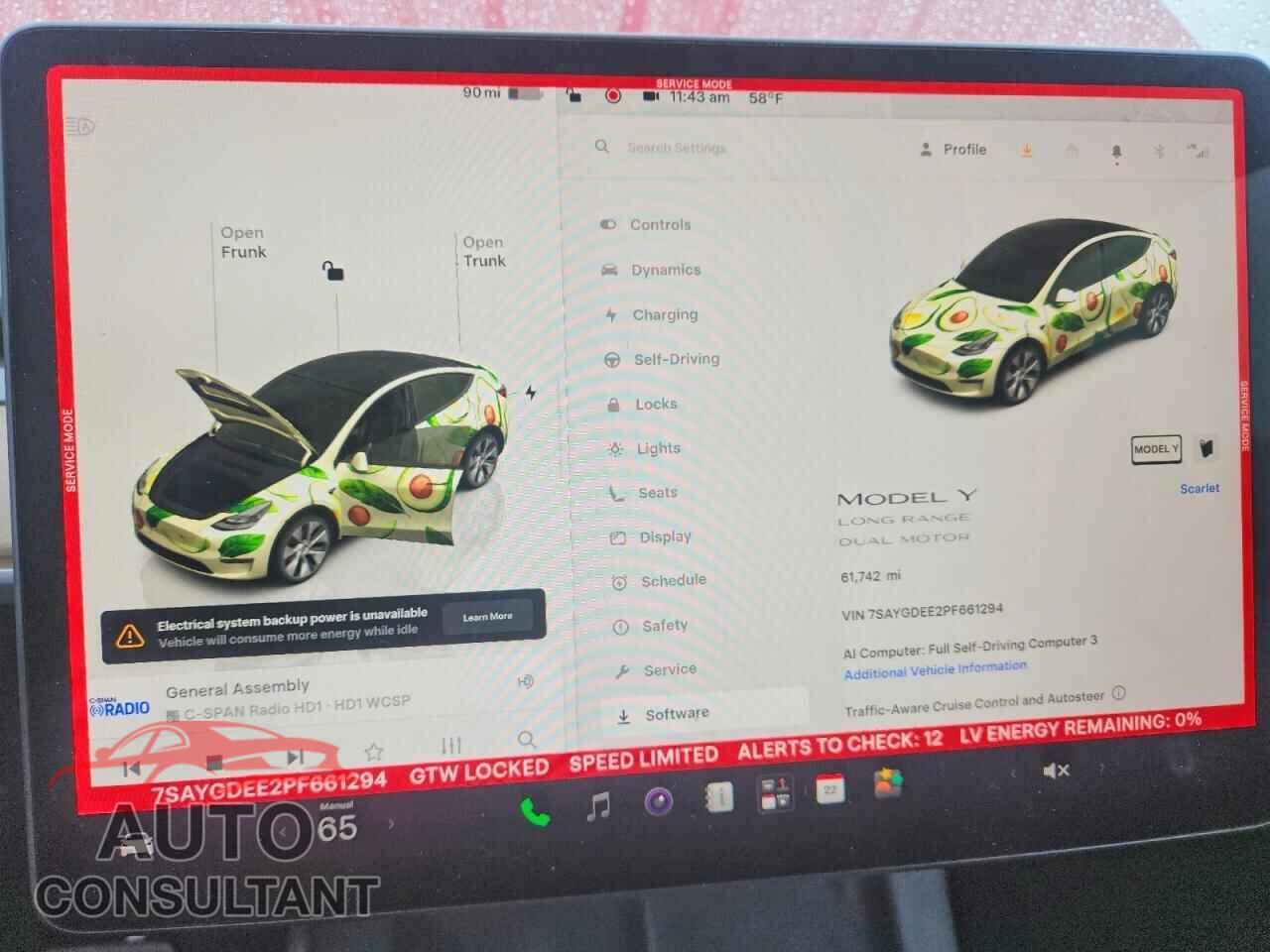TESLA MODEL Y 2023 - 7SAYGDEE2PF661294