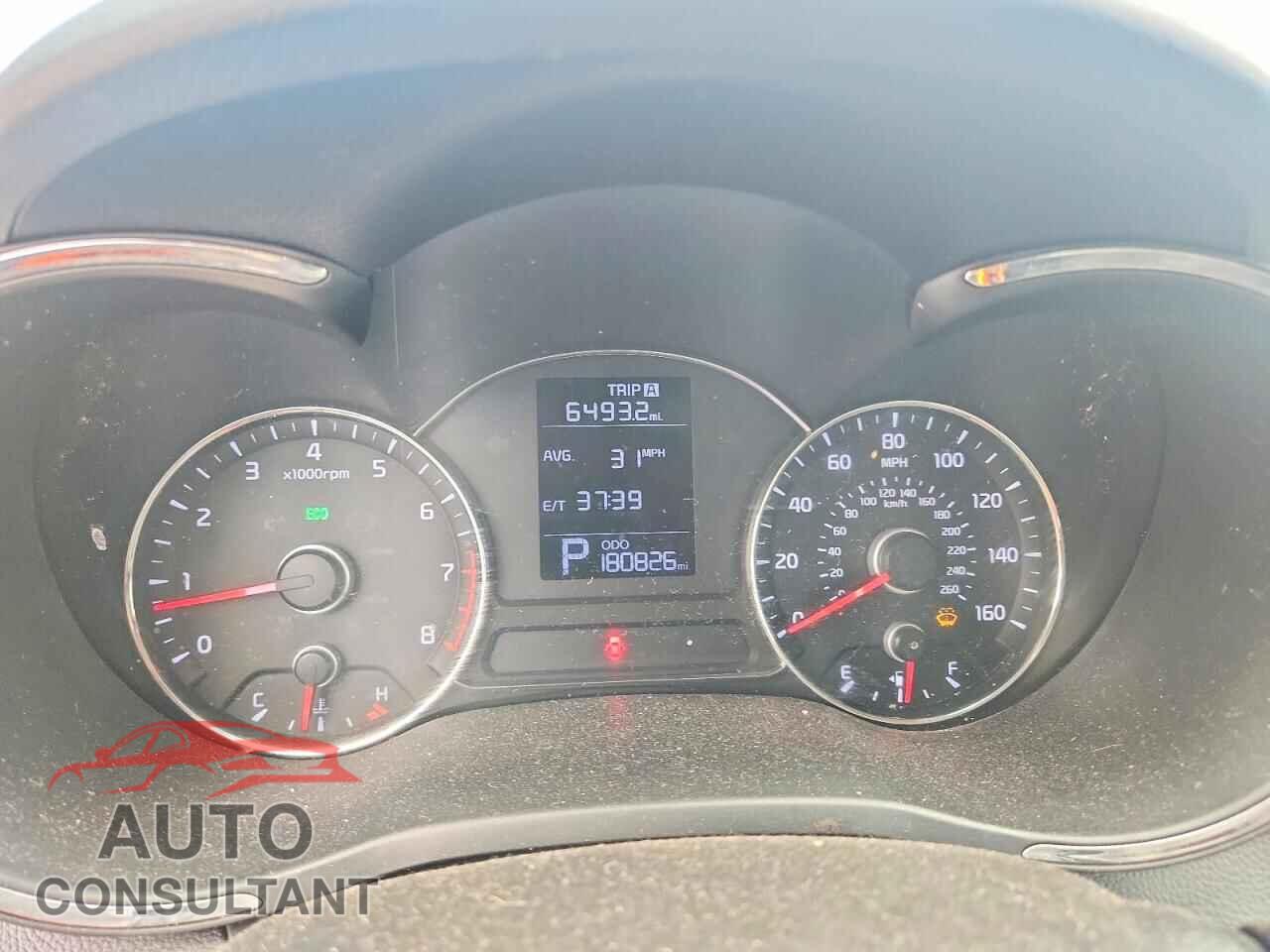 KIA FORTE 2015 - KNAFK4A61F5379534