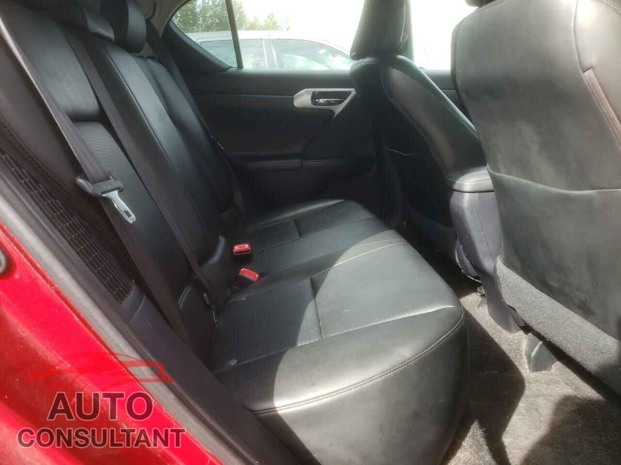 LEXUS CT 200 2012 - JTHKD5BH6C2048896