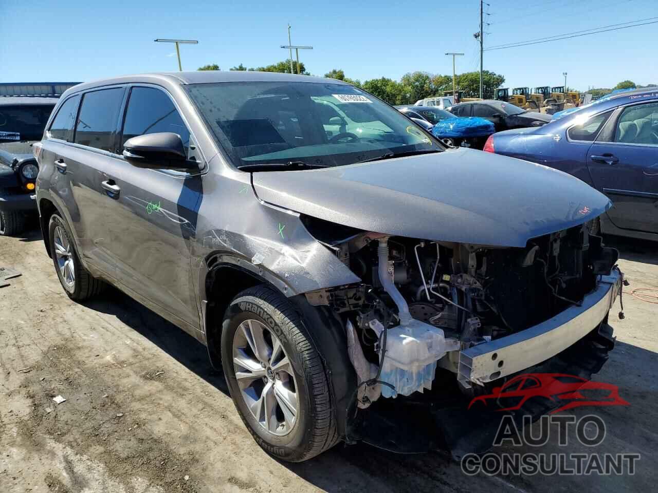 TOYOTA HIGHLANDER 2016 - 5TDBKRFH7GS304244
