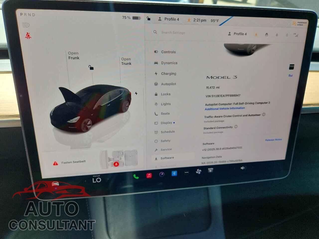 TESLA MODEL 3 2023 - 5YJ3E1EA7PF698947