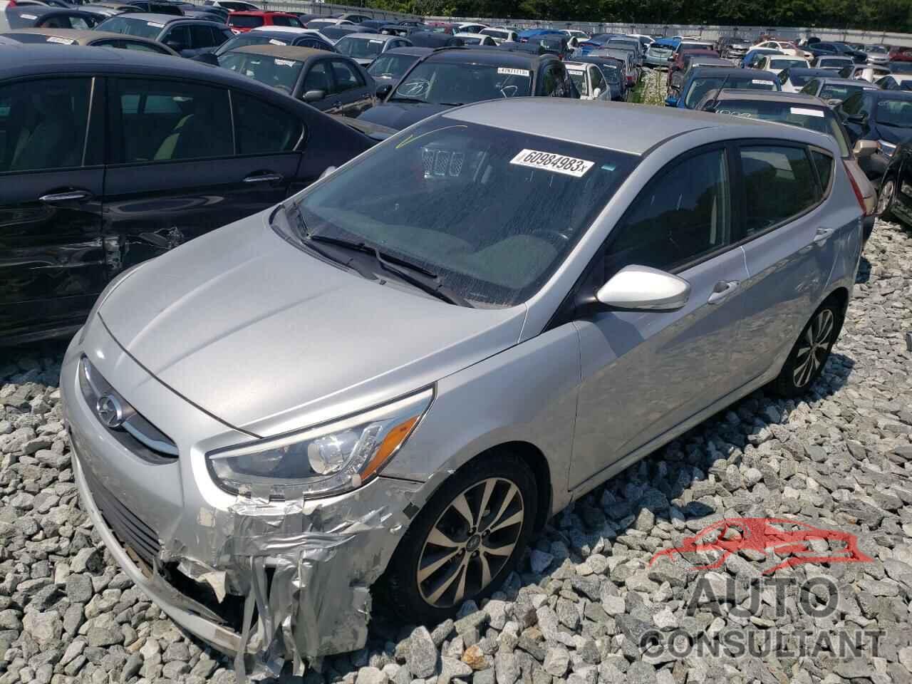 HYUNDAI ACCENT 2016 - KMHCU5AE2GU244482