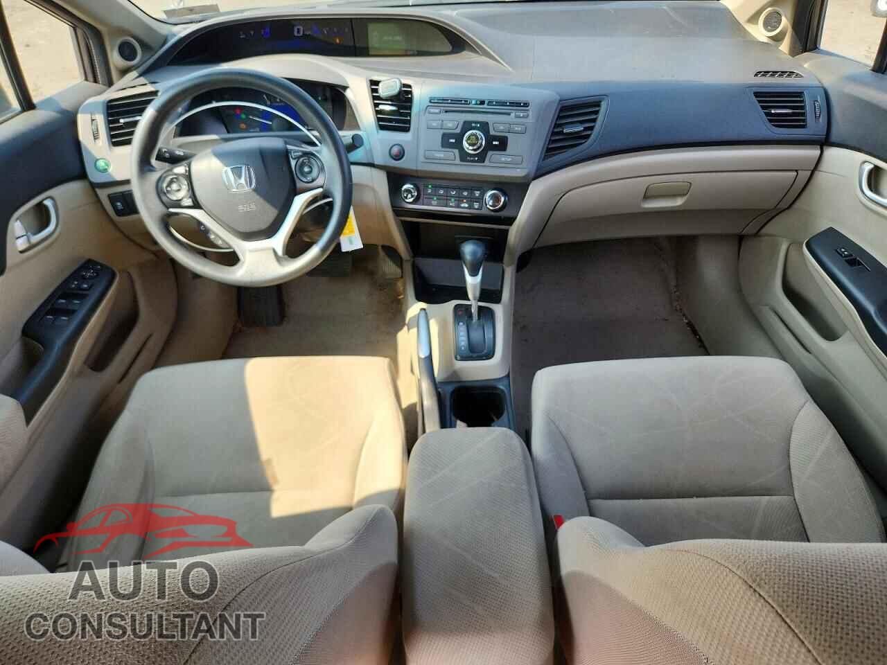 HONDA CIVIC 2012 - 19XFB2F89CE378312
