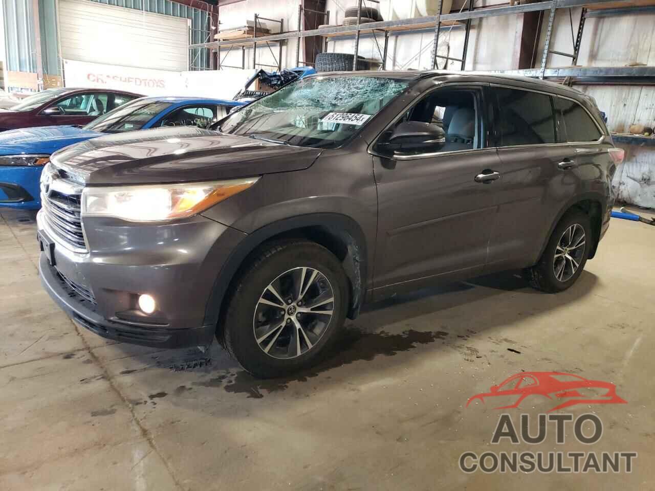 TOYOTA HIGHLANDER 2016 - 5TDJKRFH7GS277834