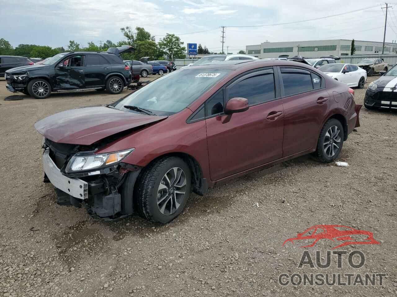 HONDA CIVIC 2013 - 2HGFB2F89DH500433