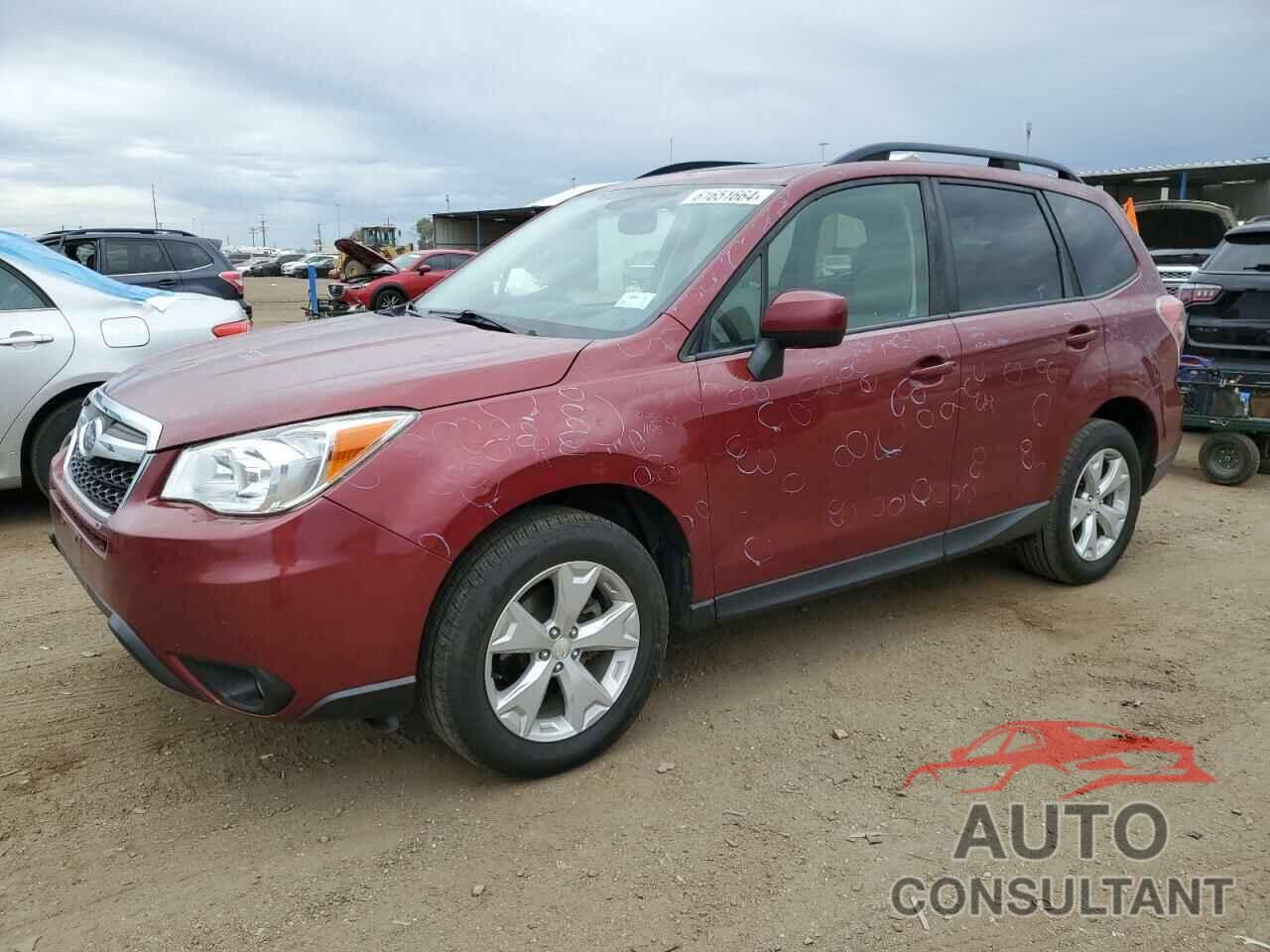 SUBARU FORESTER 2016 - JF2SJAFC8GH551822