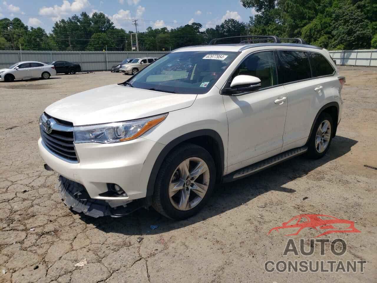 TOYOTA HIGHLANDER 2016 - 5TDYKRFH6GS173625