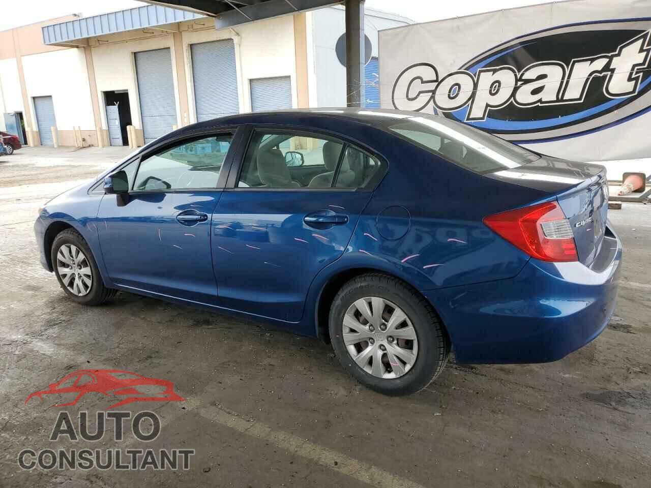 HONDA CIVIC 2012 - 19XFB2F56CE323726