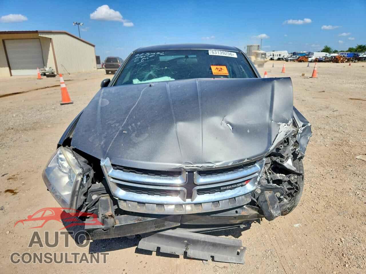 DODGE AVENGER 2012 - 1C3CDZCB0CN237280