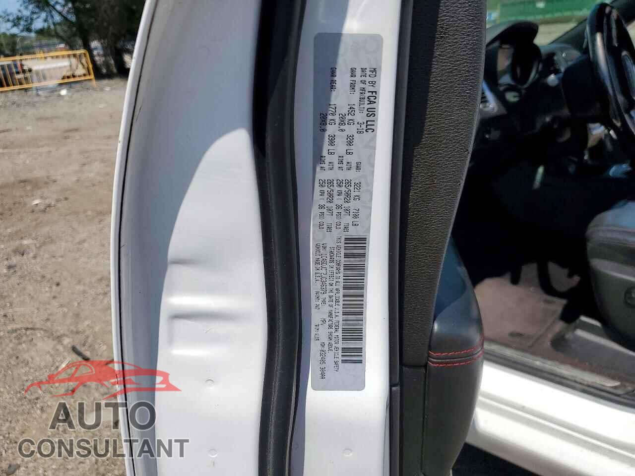 DODGE DURANGO 2018 - 1C4SDJCT2JC346379