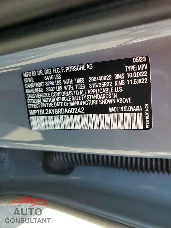 PORSCHE CAYENNE 2024 - WP1BL2AY8RDA60242