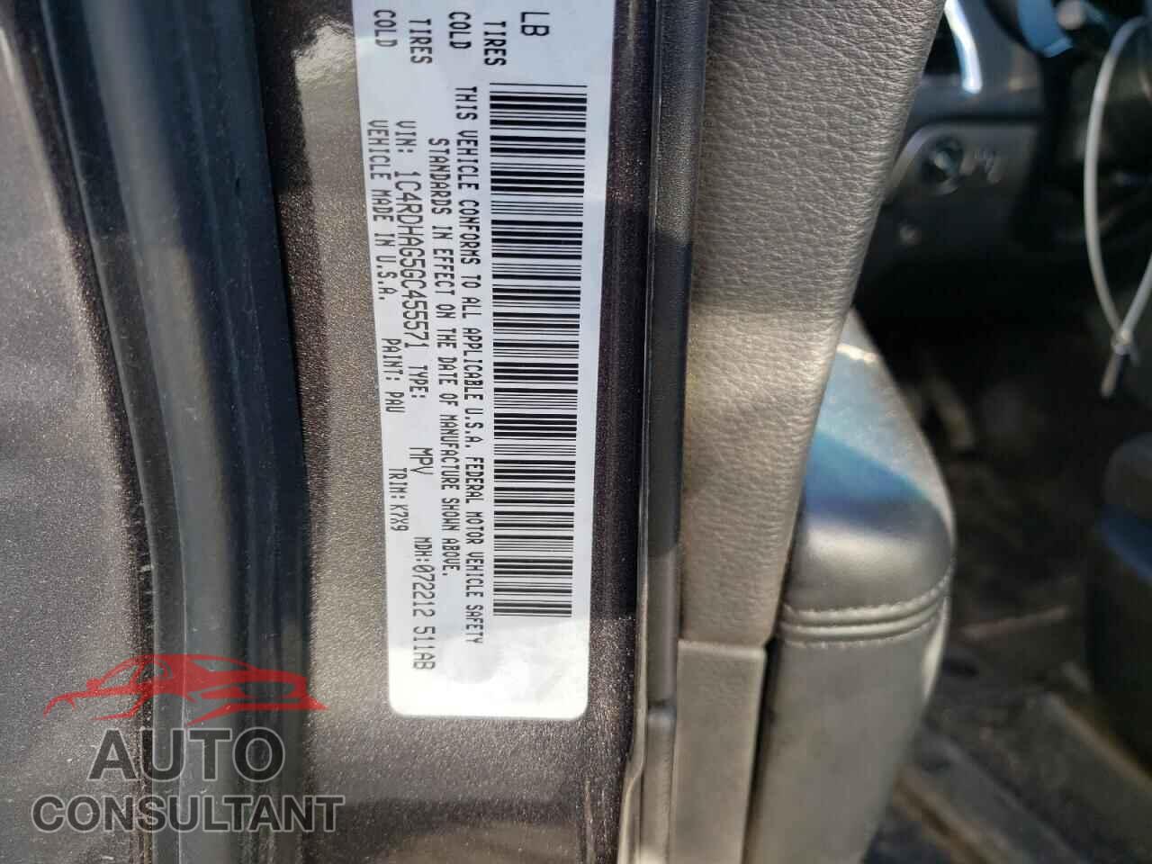 DODGE DURANGO 2016 - 1C4RDHAG5GC455571