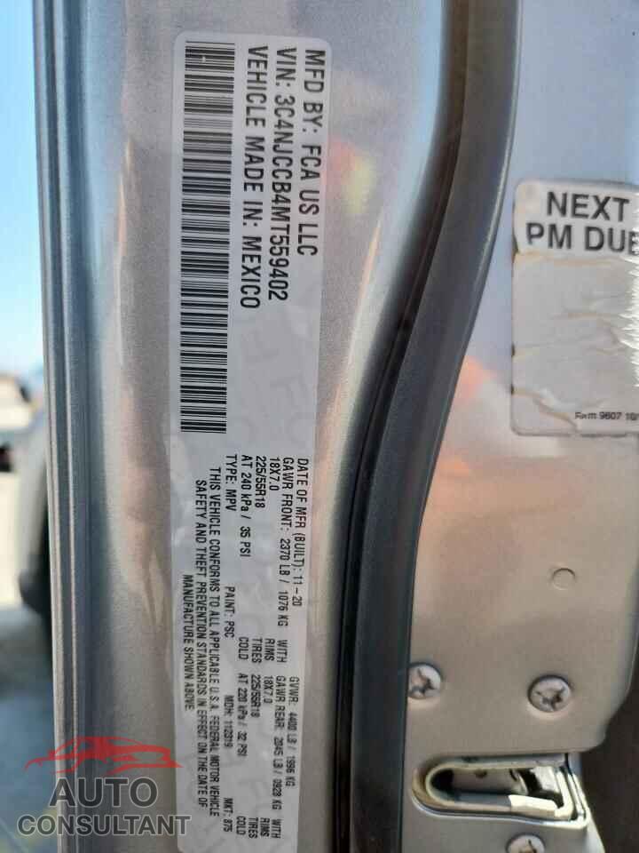 JEEP COMPASS 2021 - 3C4NJCCB4MT559402