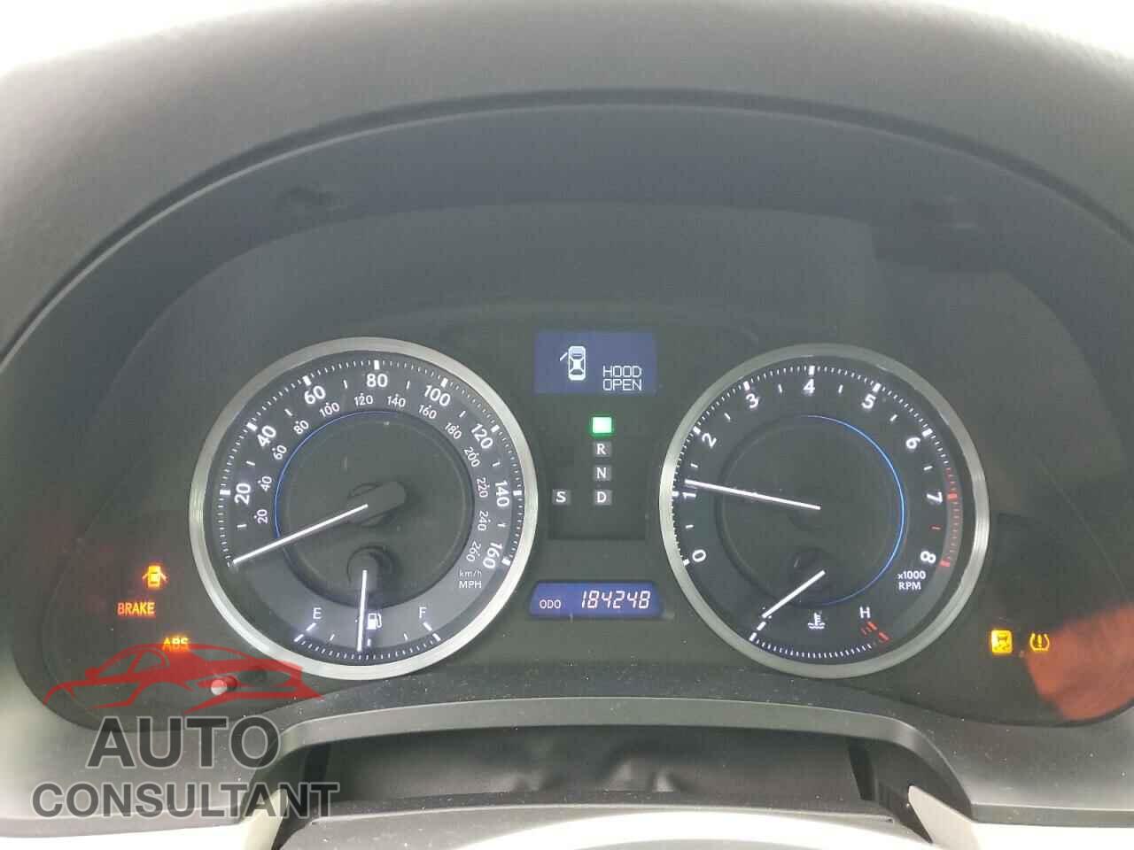 LEXUS IS 2012 - JTHBF5C27C5157385
