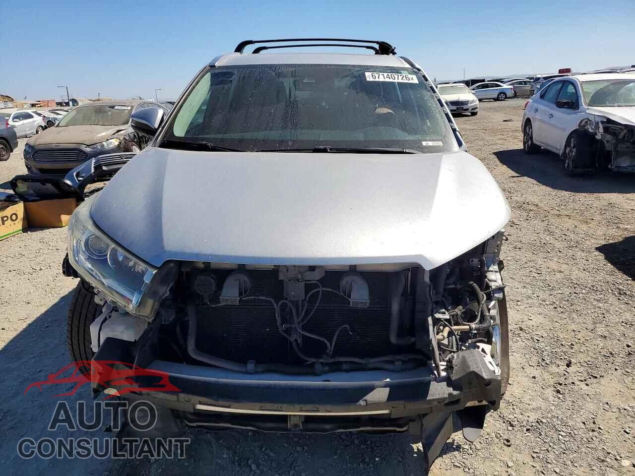 TOYOTA HIGHLANDER 2017 - 5TDDGRFH0HS024581