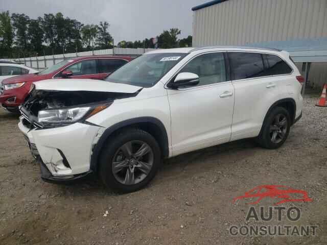 TOYOTA HIGHLANDER 2019 - 5TDYZRFH7KS354351