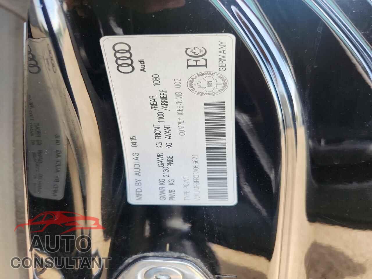 AUDI A5 2015 - WAUMFBFR0FA056621