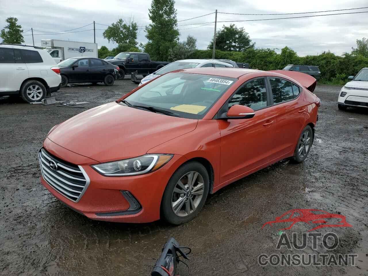 HYUNDAI ELANTRA 2018 - KMHD84LF5JU480401