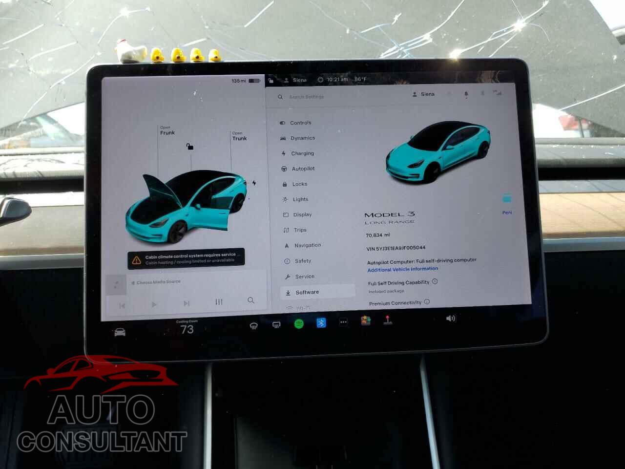 TESLA MODEL 3 2018 - 5YJ3E1EA9JF005044