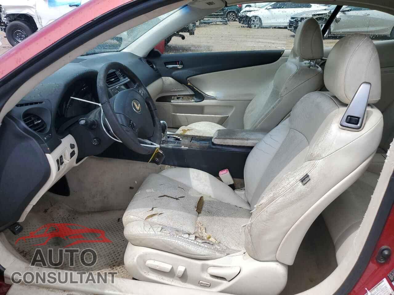 LEXUS IS 2010 - JTHFF2C26A2505126