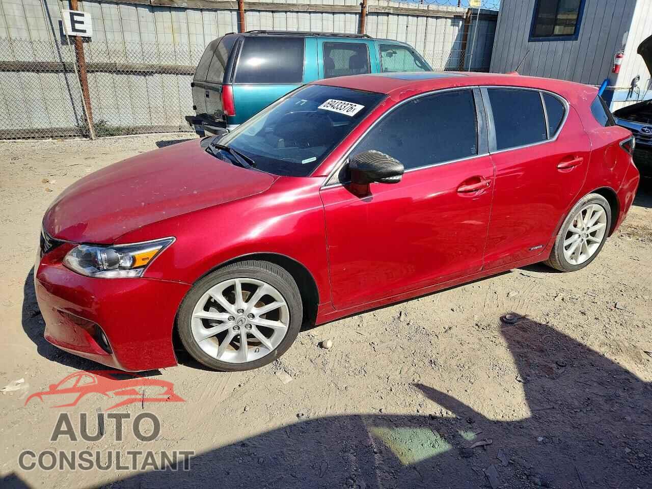 LEXUS CT 200 2011 - JTHKD5BHXB2045319