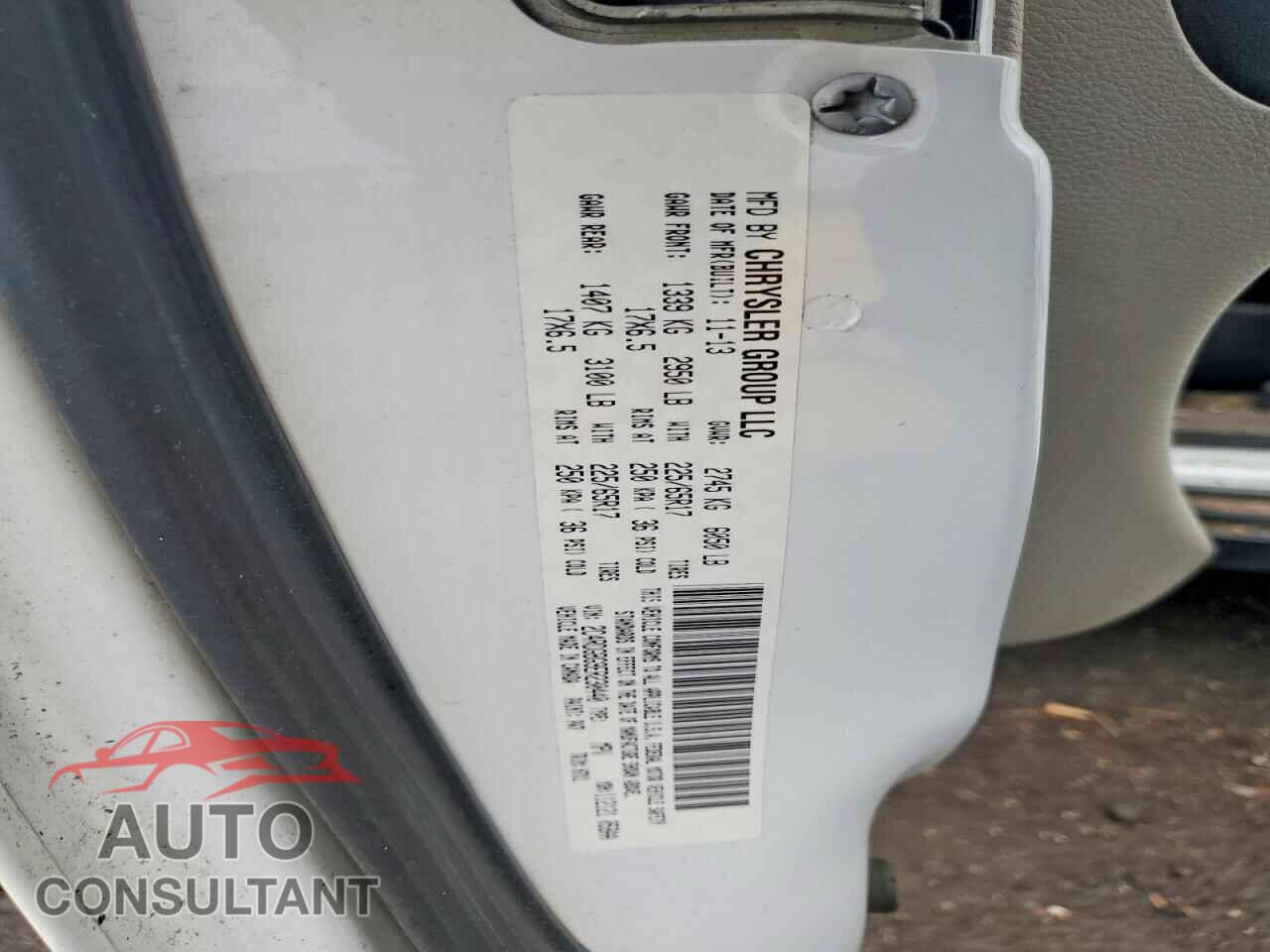 DODGE CARAVAN 2014 - 2C4RDGBG9ER230440