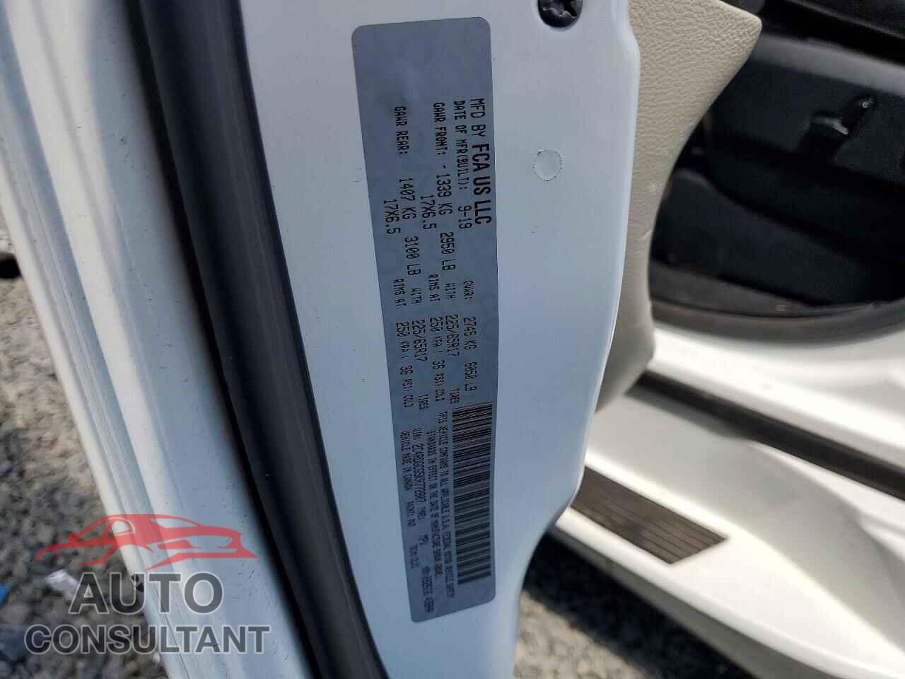 DODGE CARAVAN 2019 - 2C4RDGCG5KR772807