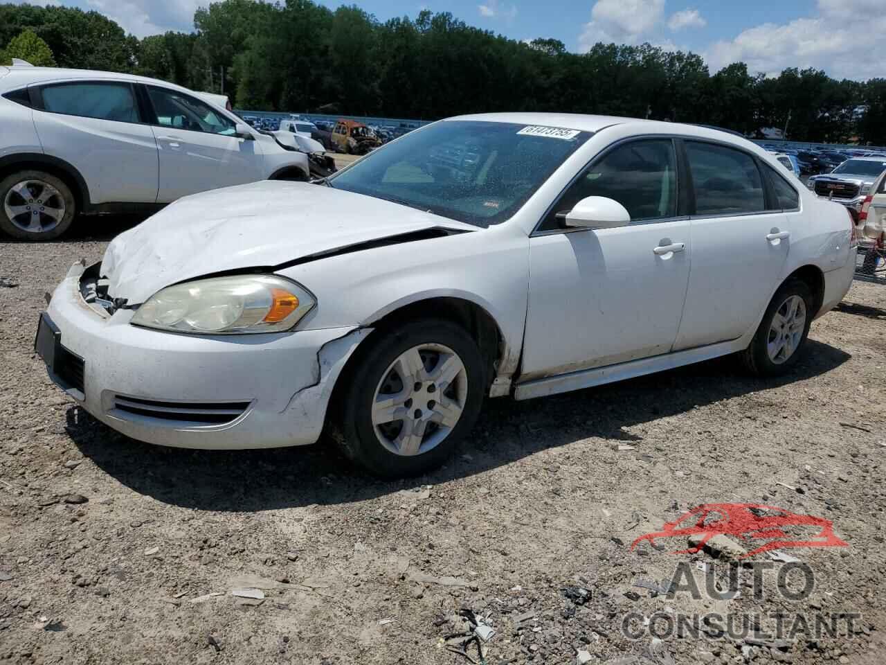 CHEVROLET IMPALA 2010 - 2G1WA5EK3A1138936