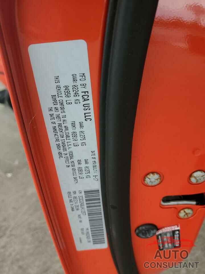 DODGE CHALLENGER 2018 - 2C3CDZAG6JH112577