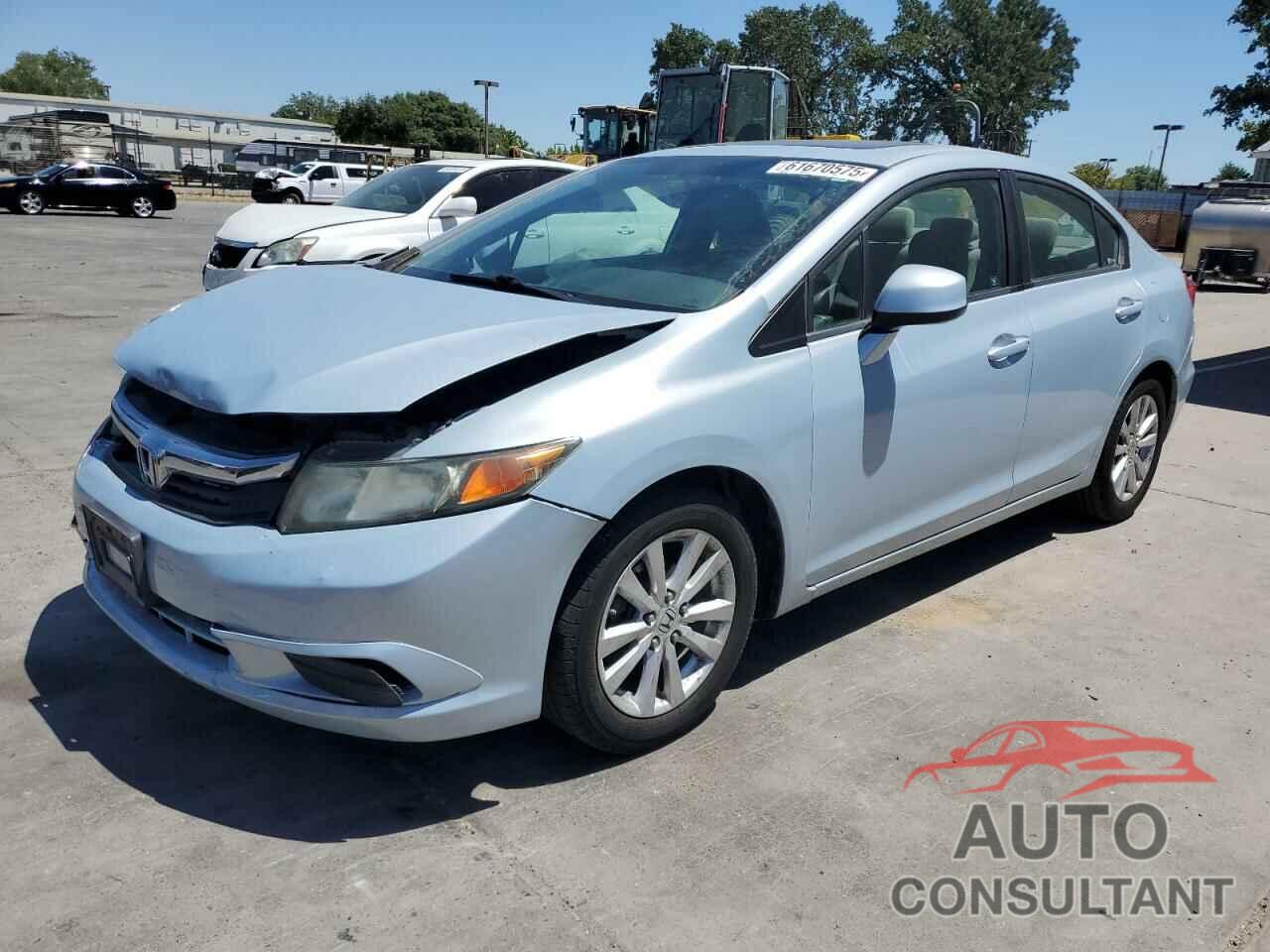 HONDA CIVIC 2012 - 2HGFB2F82CH509702