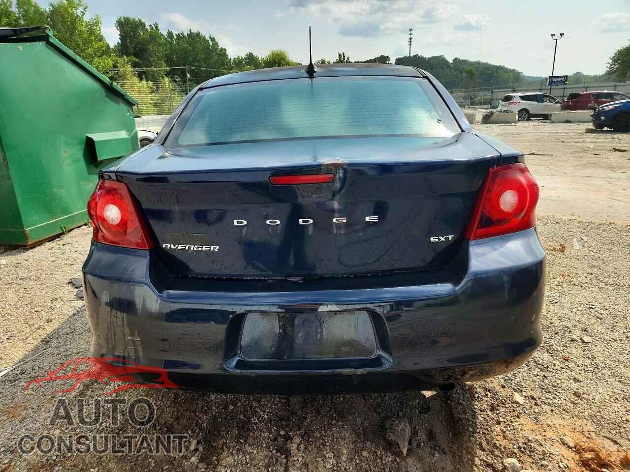 DODGE AVENGER 2012 - 1C3CDZCB1CN178501