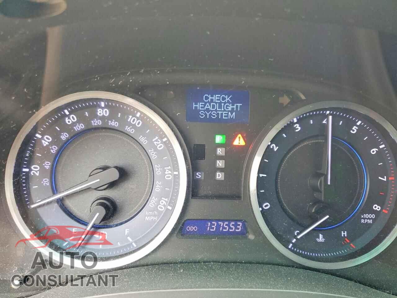 LEXUS IS 2013 - JTHBF5C29D5192124