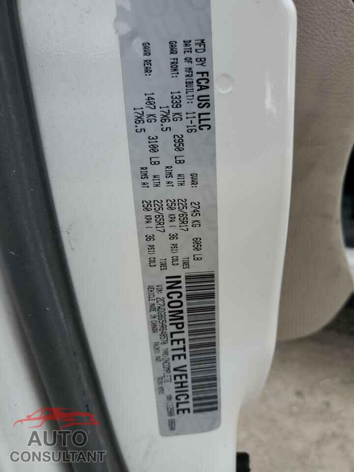 DODGE CARAVAN 2017 - 2C7WDGBG5HR648570