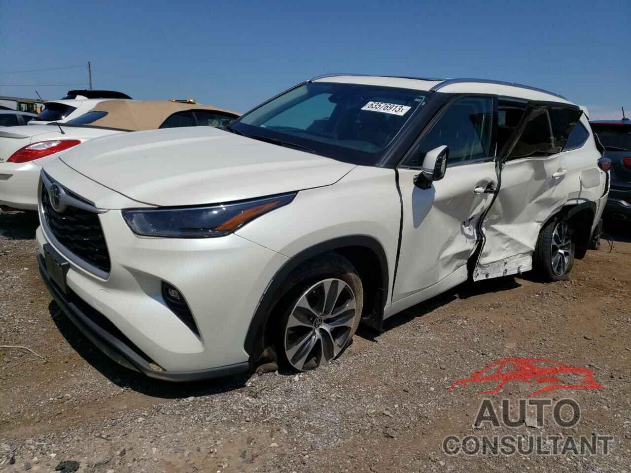 TOYOTA HIGHLANDER 2021 - 5TDHZRBH8MS535306