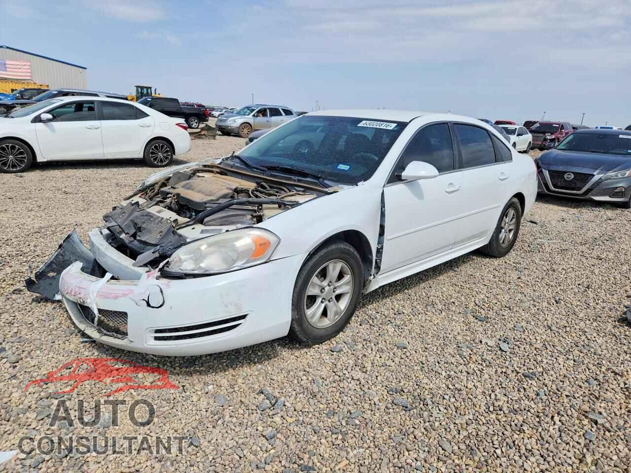 CHEVROLET IMPALA 2012 - 2G1WF5E32C1262564