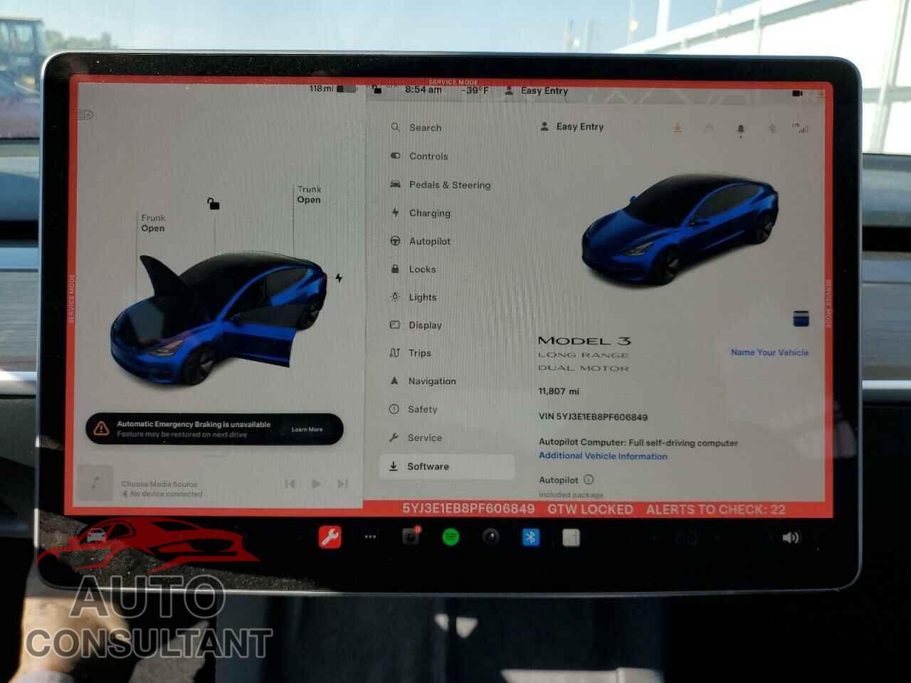TESLA MODEL 3 2023 - 5YJ3E1EB8PF606849