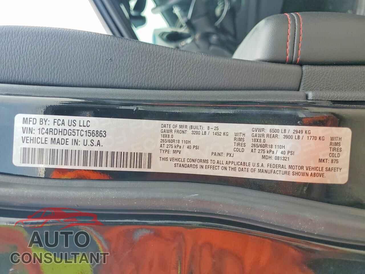 DODGE DURANGO 2026 - 1C4RDHDG5TC156863
