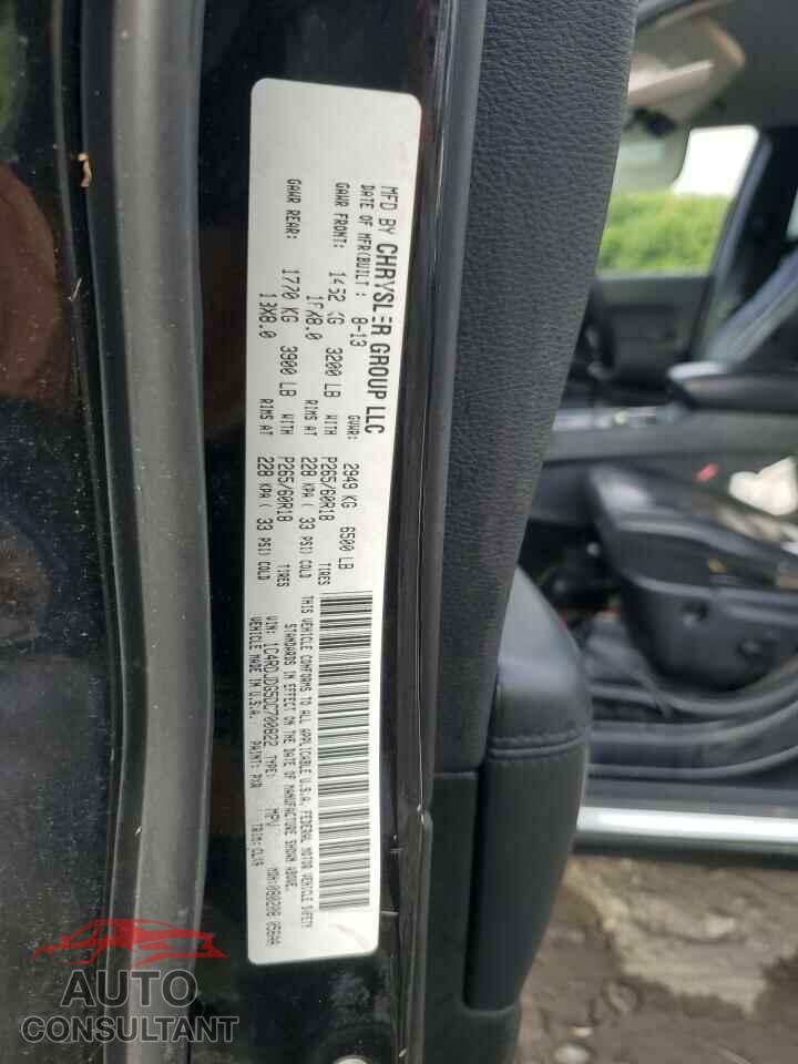 DODGE DURANGO 2013 - 1C4RDJDG5DC700822