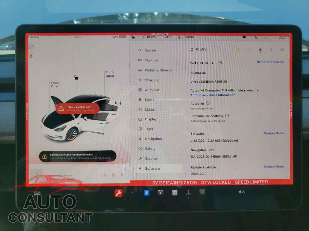 TESLA MODEL 3 2022 - 5YJ3E1EA1NF205129