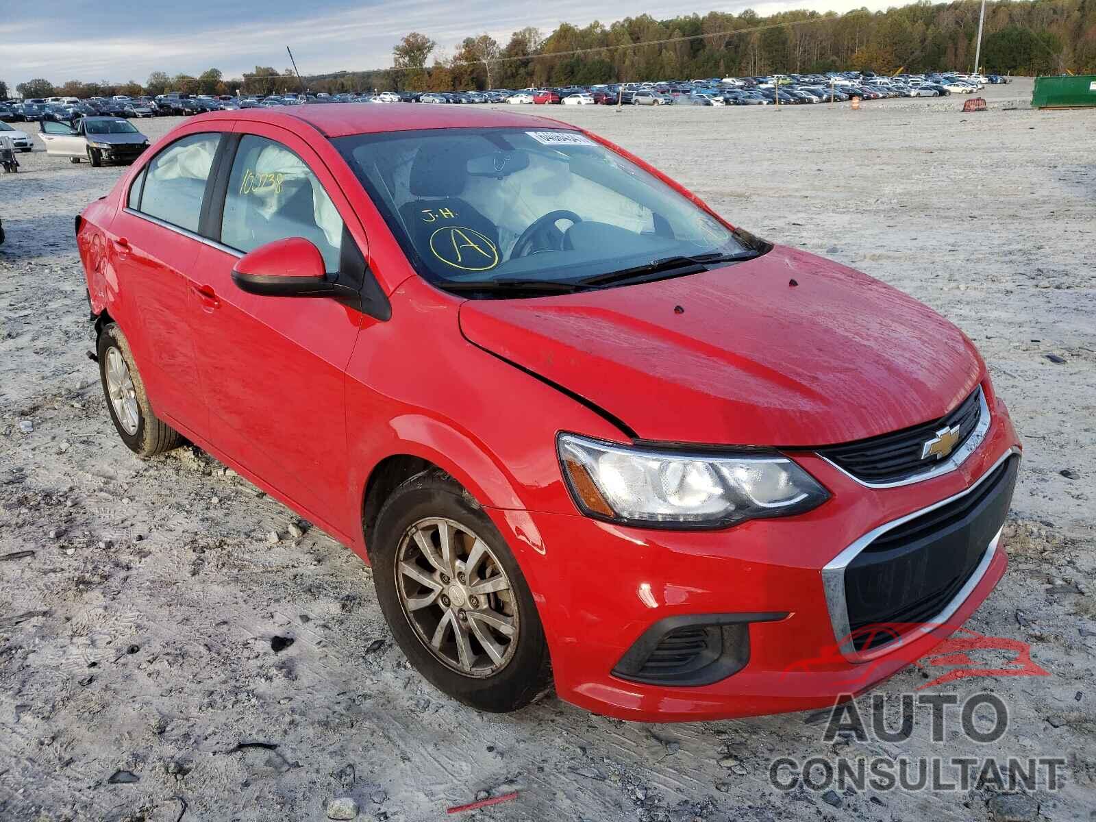 CHEVROLET SONIC 2017 - 1G1JD5SH2H4103202