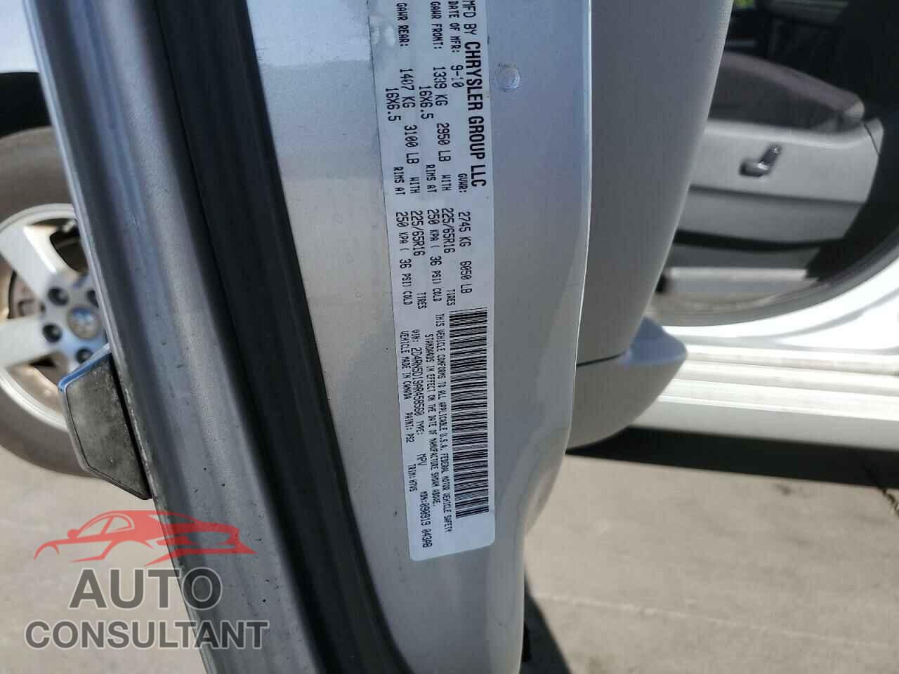 DODGE CARAVAN 2010 - 2D4RN5D19AR458560
