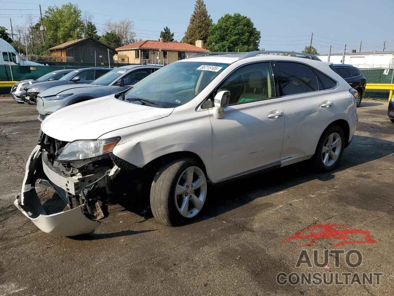 LEXUS RX350 2010 - 2T2BK1BA8AC029442