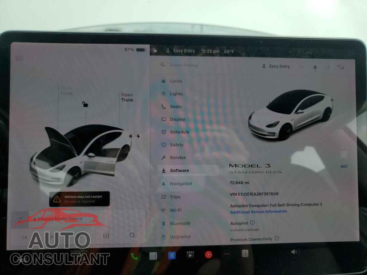 TESLA MODEL 3 2019 - 5YJ3E1EA2KF397009