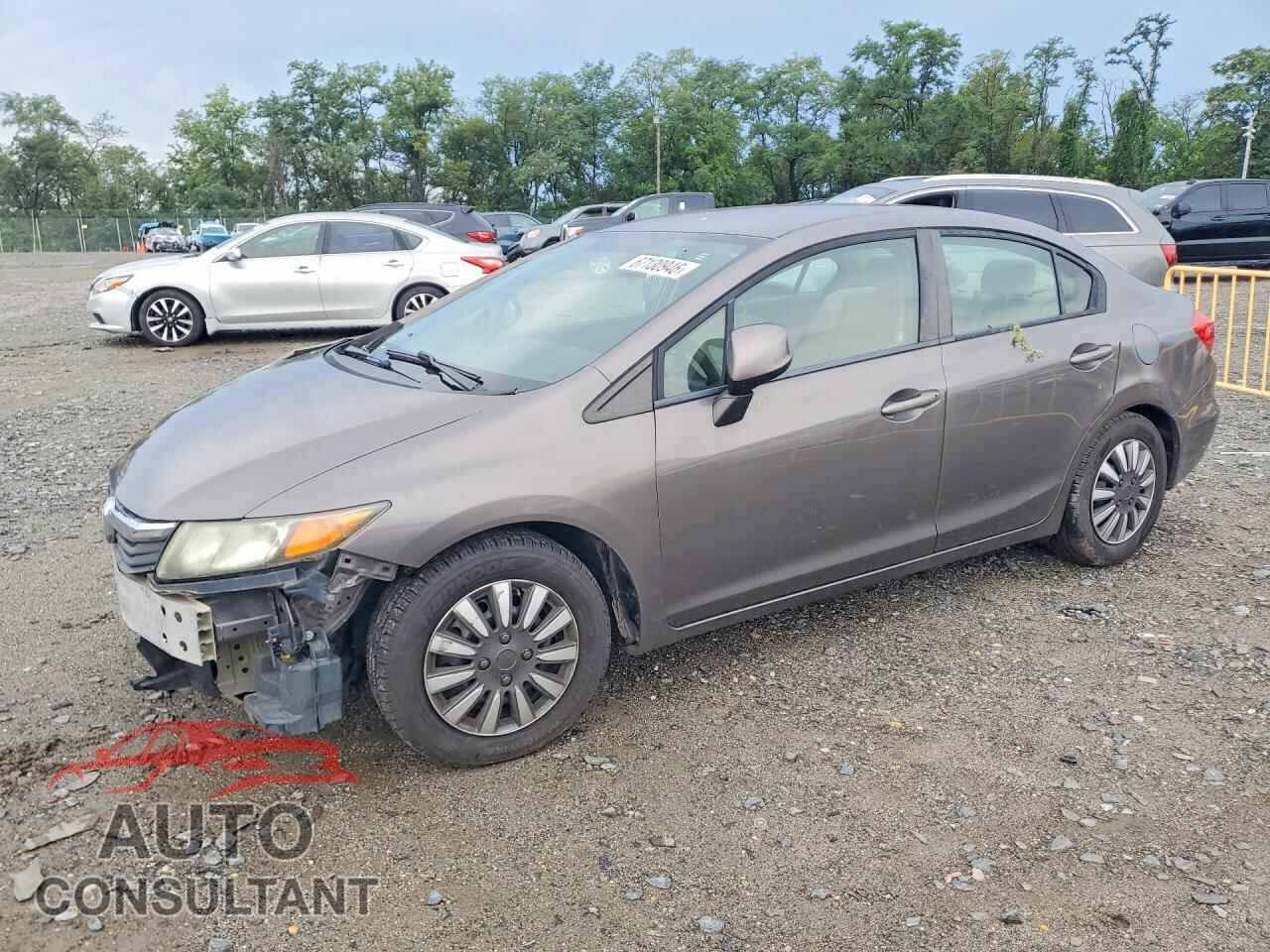 HONDA CIVIC 2012 - 19XFB2F52CE106593