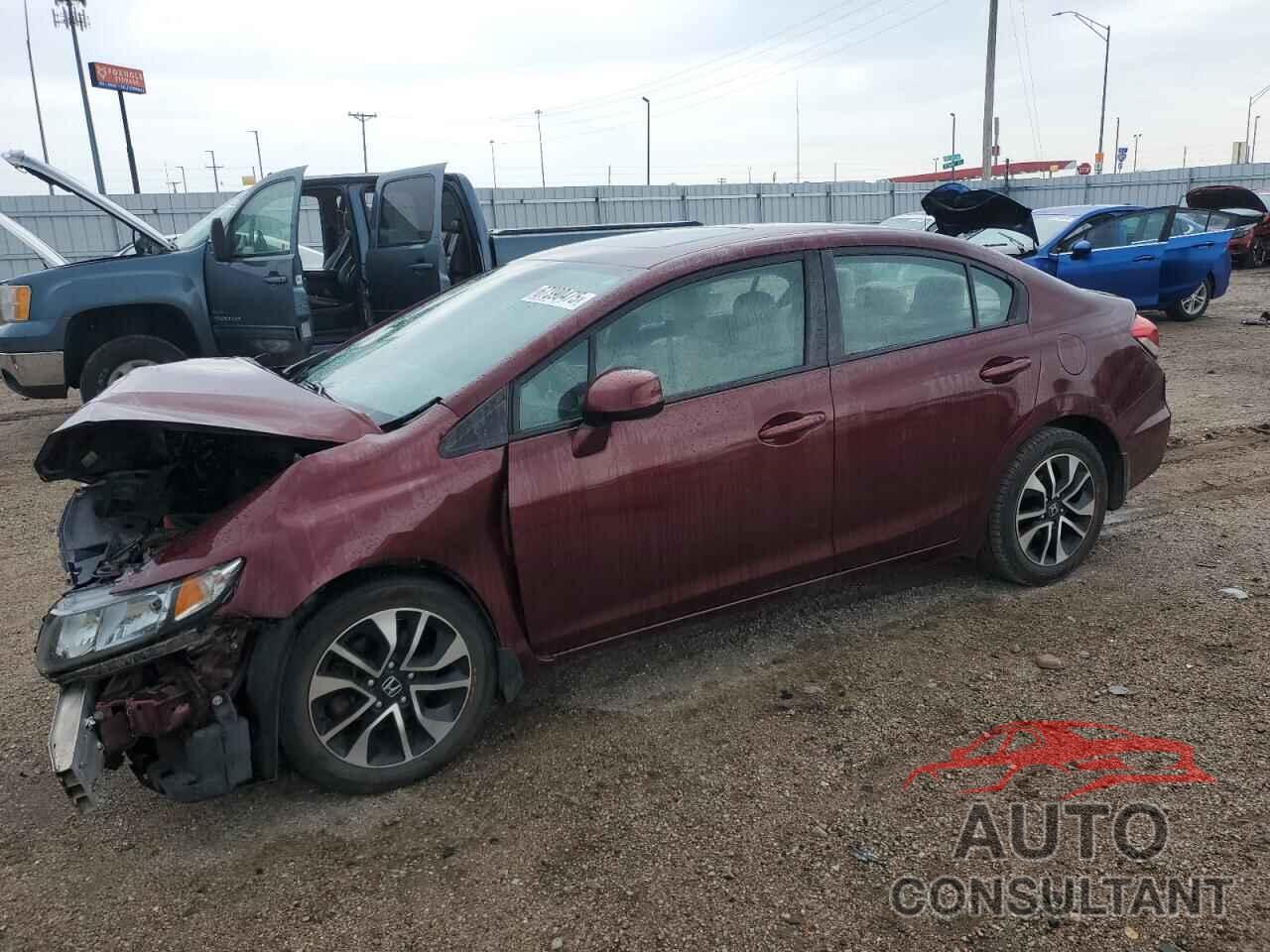 HONDA CIVIC 2013 - 19XFB2F82DE098667