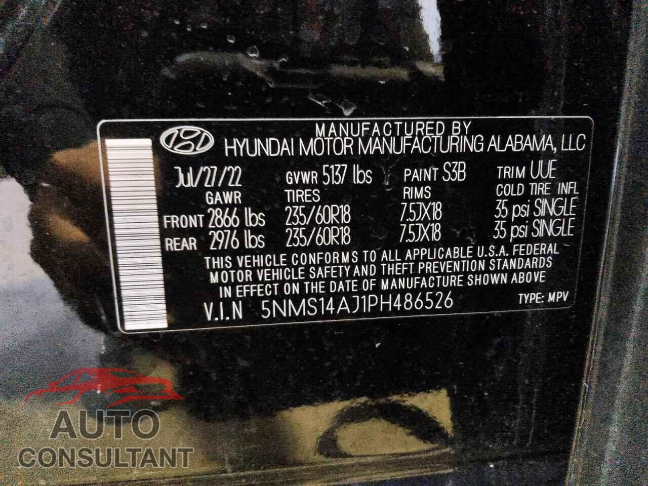 HYUNDAI SANTA FE 2023 - 5NMS14AJ1PH486526