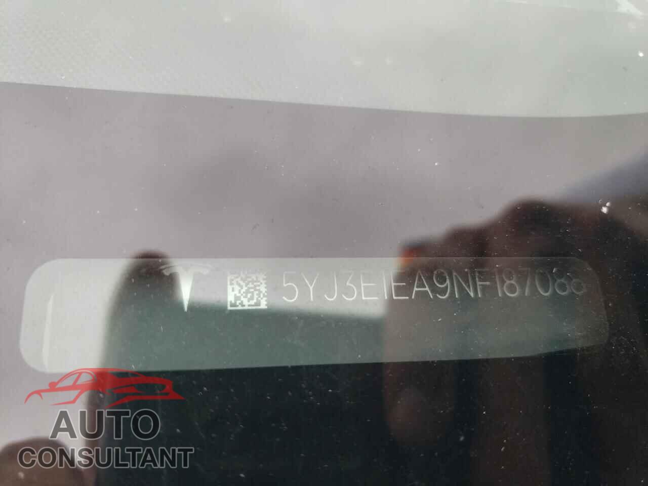 TESLA MODEL 3 2022 - 5YJ3E1EA9NF187088