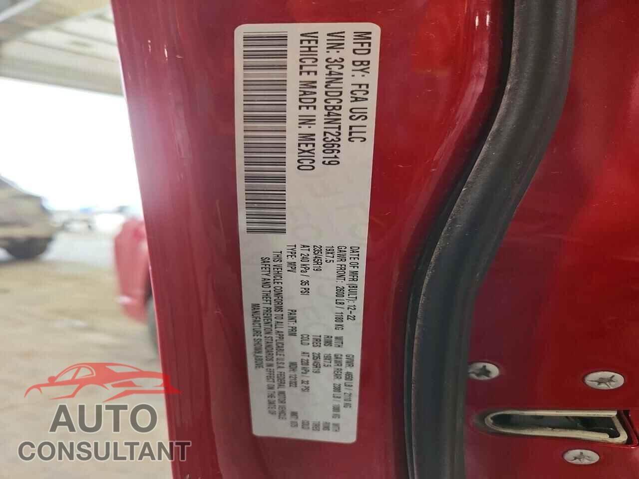 JEEP COMPASS 2022 - 3C4NJDCB4NT236619