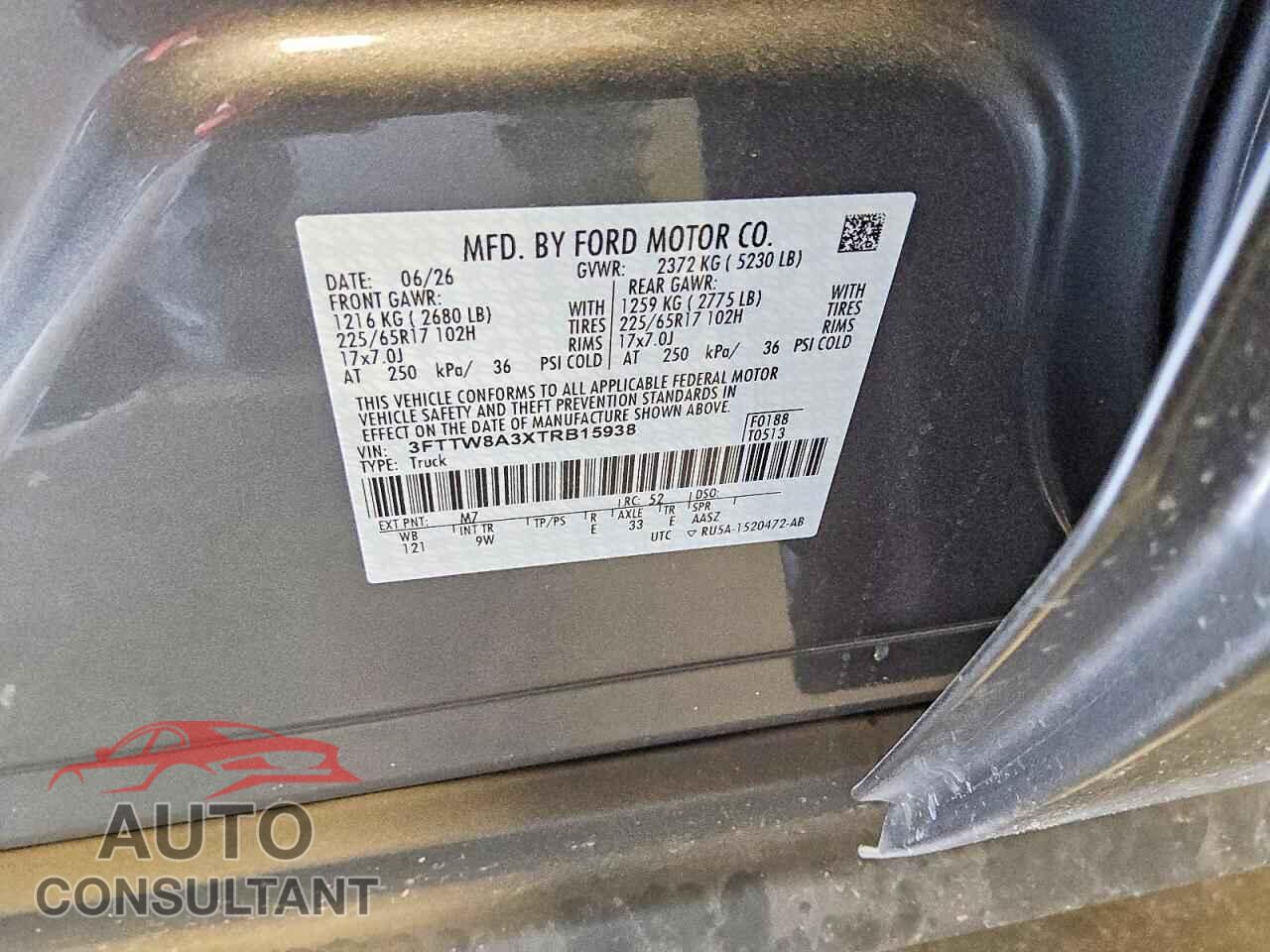 FORD MAVERICK 2026 - 3FTTW8A3XTRB15938