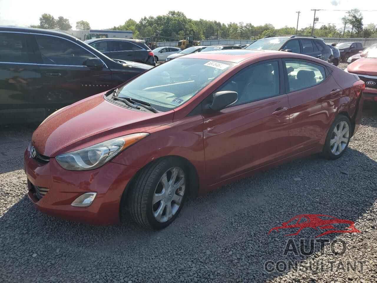 HYUNDAI ELANTRA 2012 - KMHDH4AE7CU317181